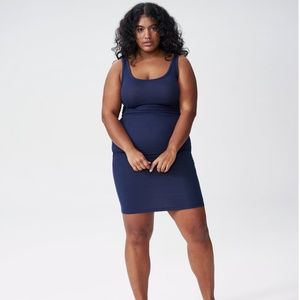 Universal Standard Foundation Tank Dress, Navy